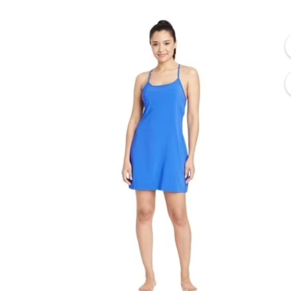 ALL IN MOTION Blue Sleeveless Dress Sport Dress